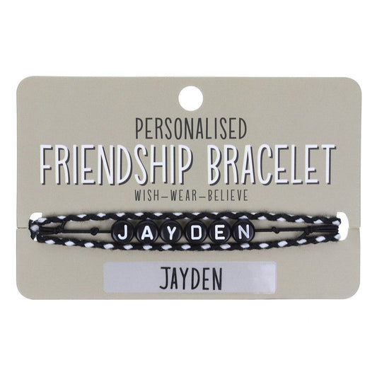 BP055 - Boys Personalised Bracelet - Jayden