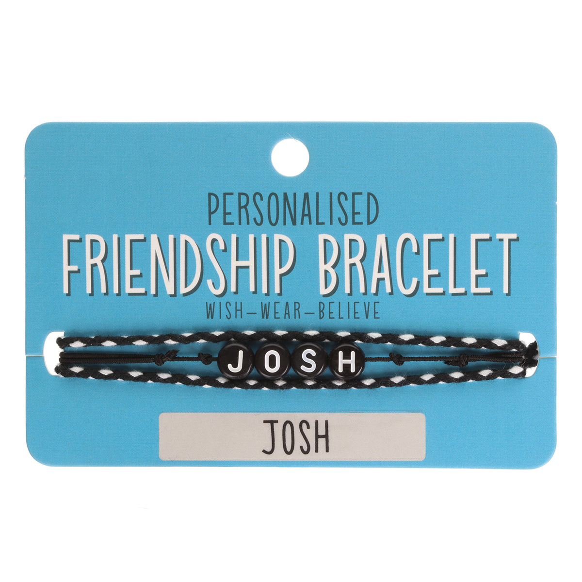 BP058 - Boys Personalised Bracelet - Josh