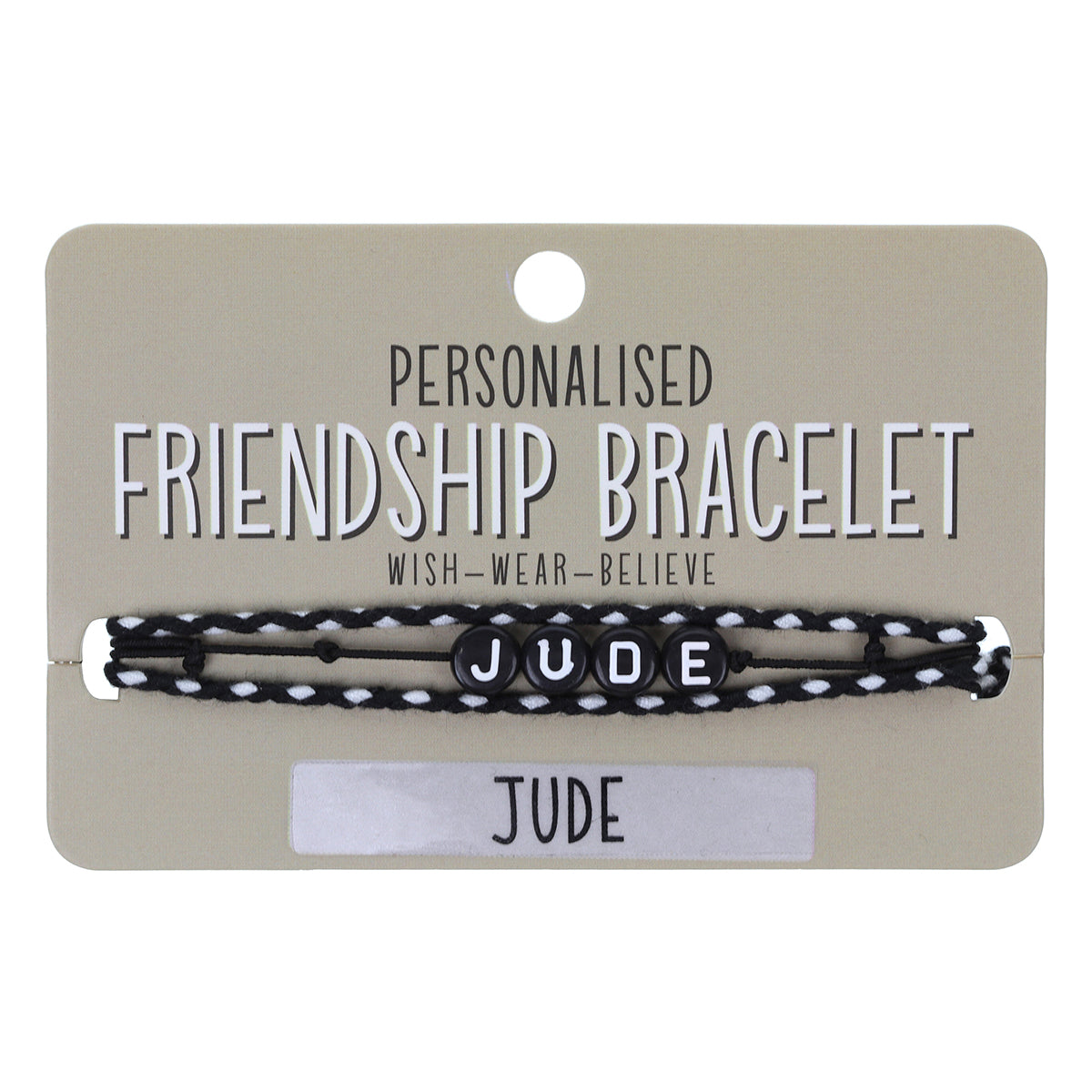 BP059 - Boys Personalised Bracelet - Jude