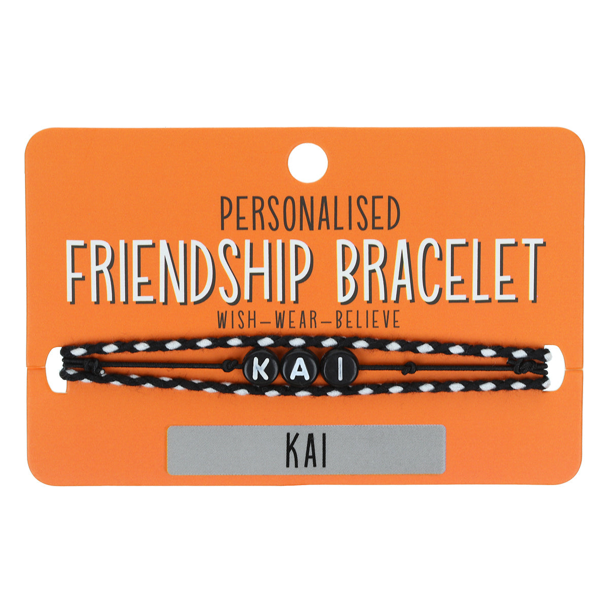 BP061 - Boys Personalised Bracelet - Kai