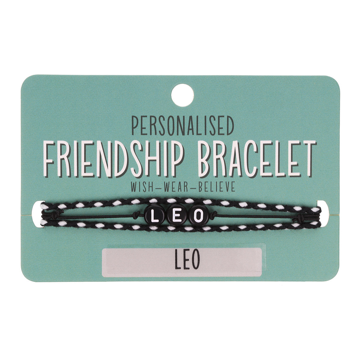 BP064 - Boys Personalised Bracelet - Leo