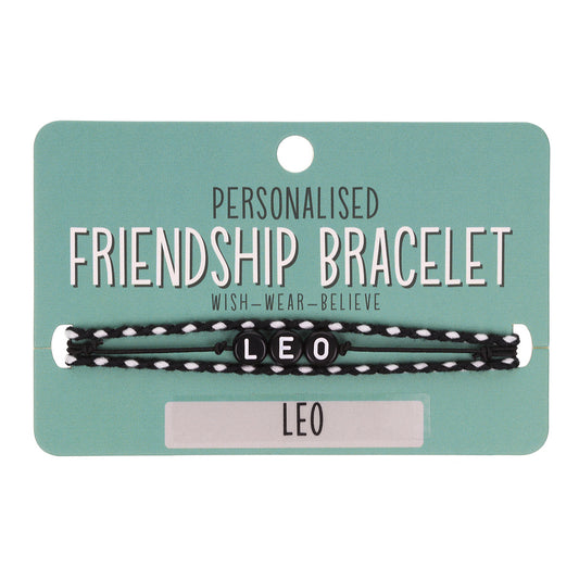 BP064 - Boys Personalised Bracelet - Leo