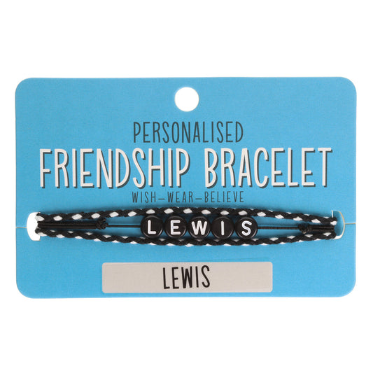 BP066 - Boys Personalised Bracelet - Lewis