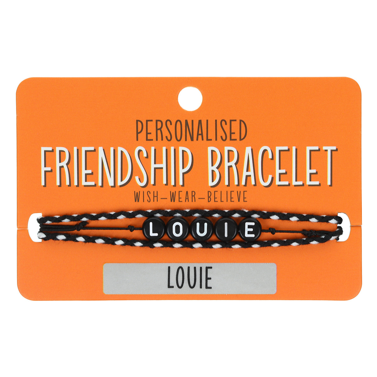 BP069 - Boys Personalised Bracelet - Louie