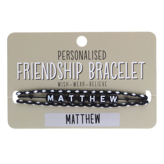 BP075 - Boys Personalised Bracelet - Matthew