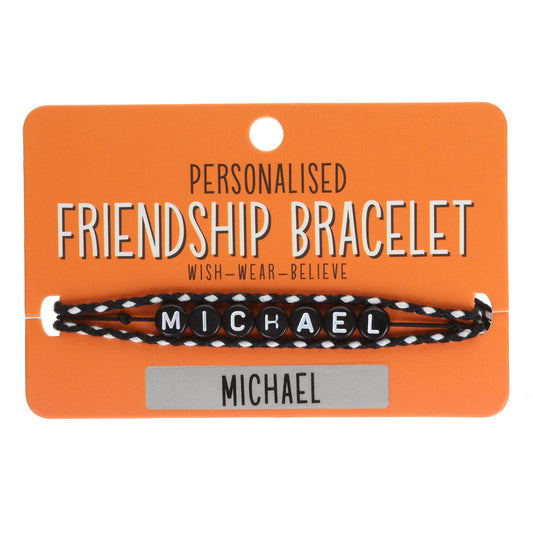 BP077 - Boys Personalised Bracelet - Michael