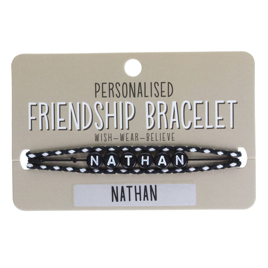 BP079 - Boys Personalised Bracelet - Nathan