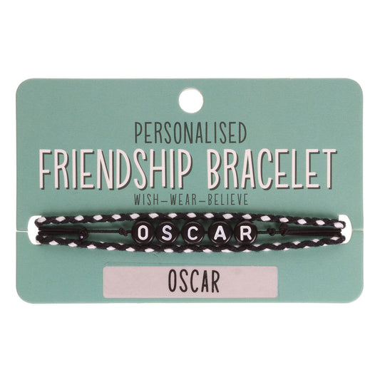 BP084 - Boys Personalised Bracelet - Oscar