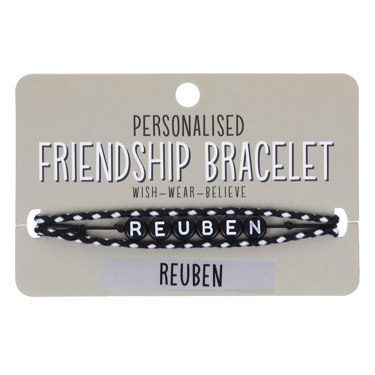 BP087 - Boys Personalised Bracelet - Reuben
