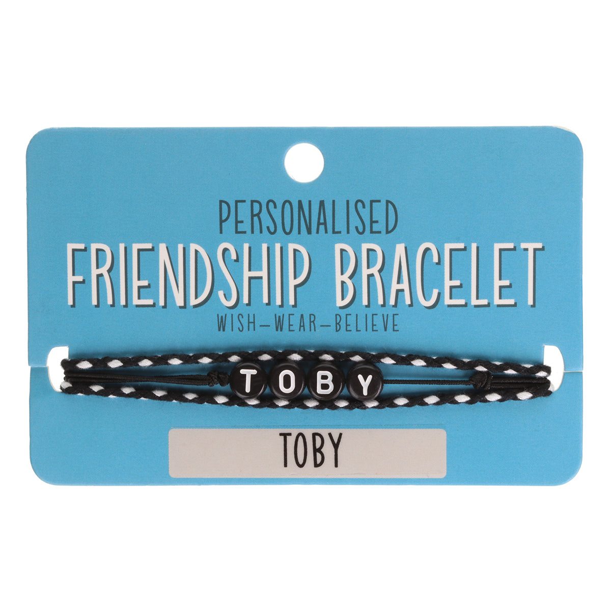 BP098 - Boys Personalised Bracelet - Toby