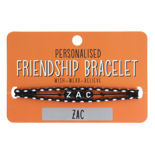 BP105 - Boys Personalised Bracelet - Zac