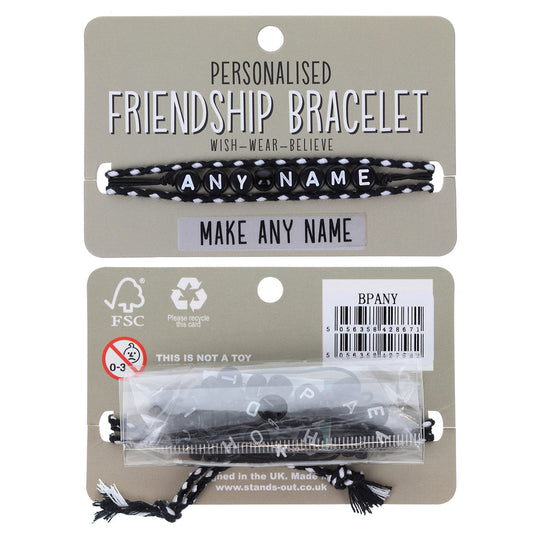 BPANY - Boys Personalised Bracelet - Make Any Name