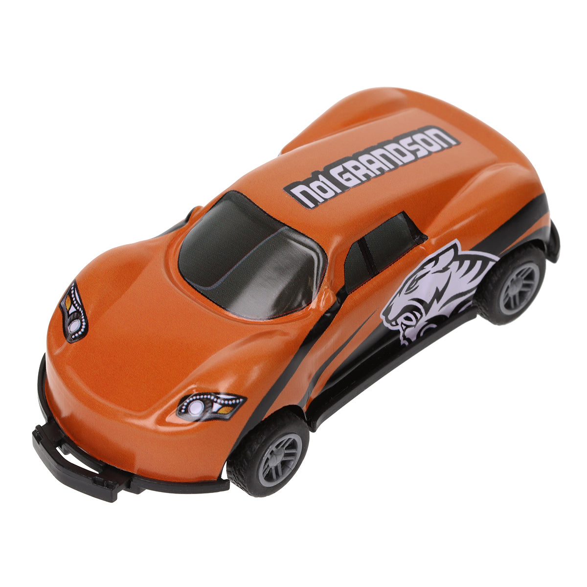 CA005 - Orange Personalised Stunt Car - No 1 Grandson