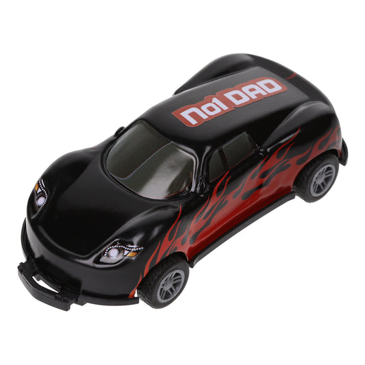 Black Personalised Stunt Car - No 1 Dad