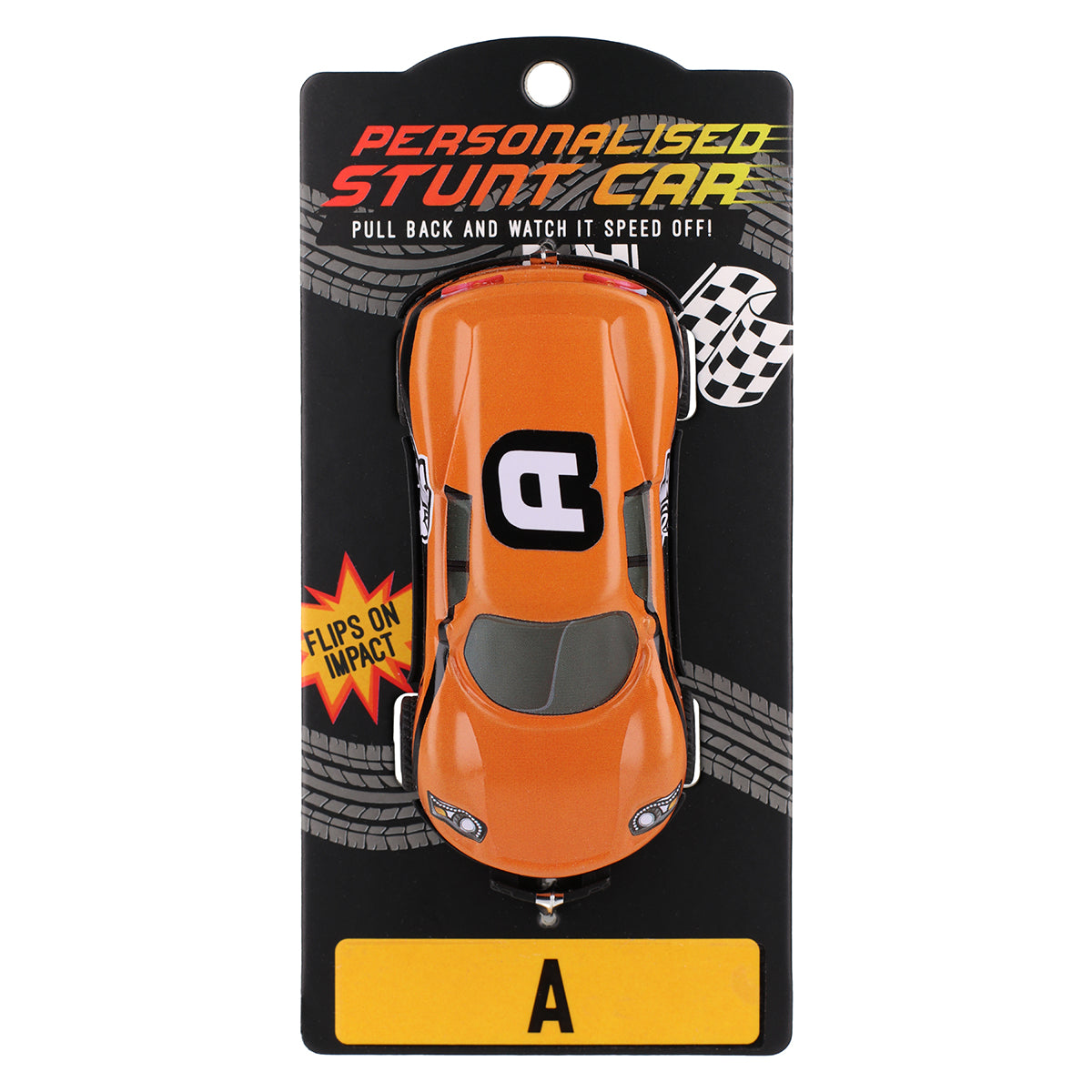 CA013 - Orange Personalised Stunt Car - A
