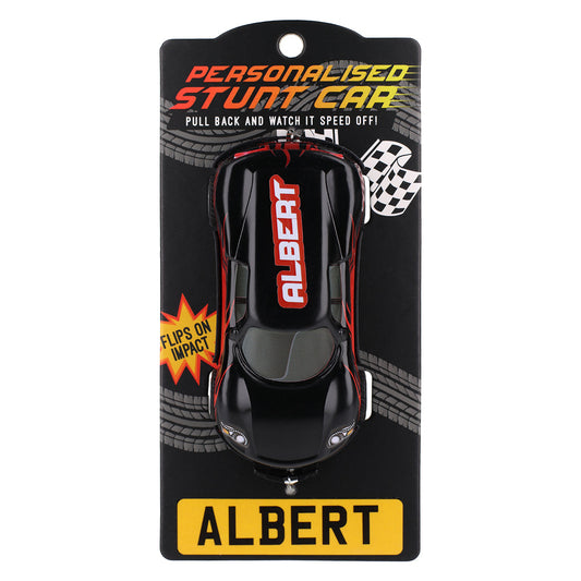 Black Personalised Stunt Car - Albert