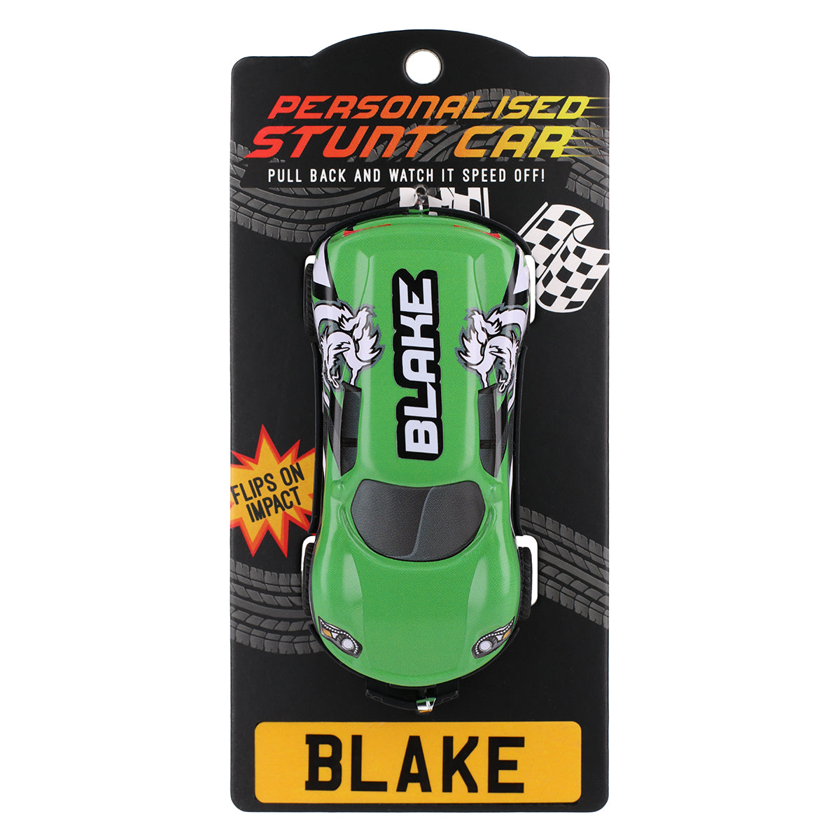 CA026 - Green Personalised Stunt Car - Blake