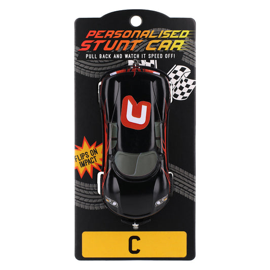 CA028 - Black Personalised Stunt Car - C