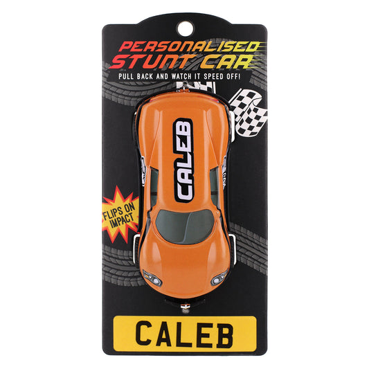 Orange Personalised Stunt Car - Caleb