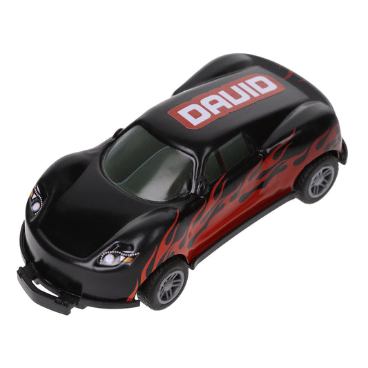 CA036 - Black Personalised Stunt Car - David