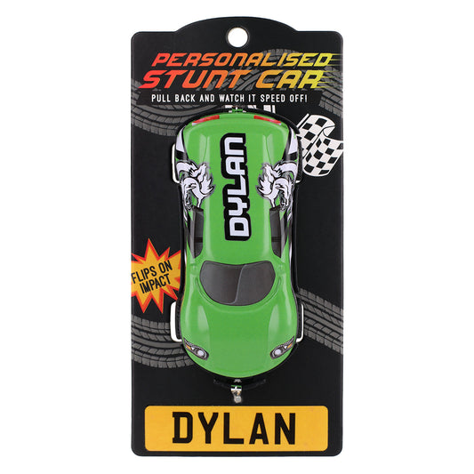 CA038 - Green Personalised Stunt Car - Dylan
