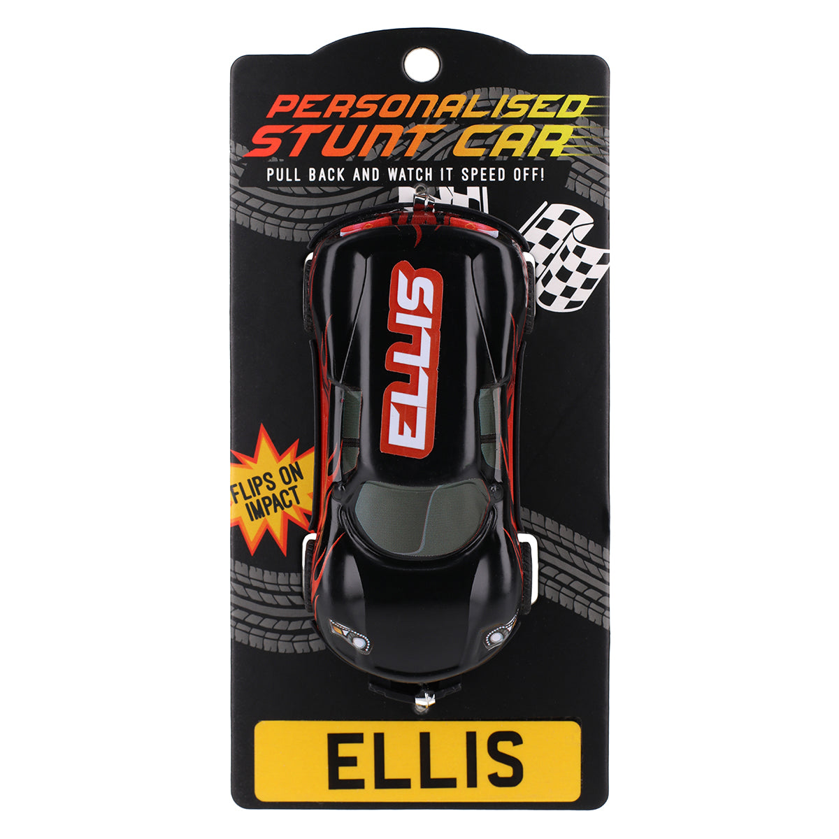 CA044 - Black Personalised Stunt Car - Ellis