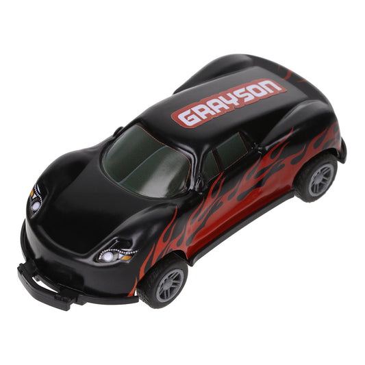 CA056 - Black Personalised Stunt Car - Grayson