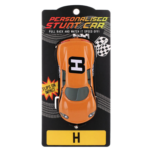 Orange Personalised Stunt Car - H