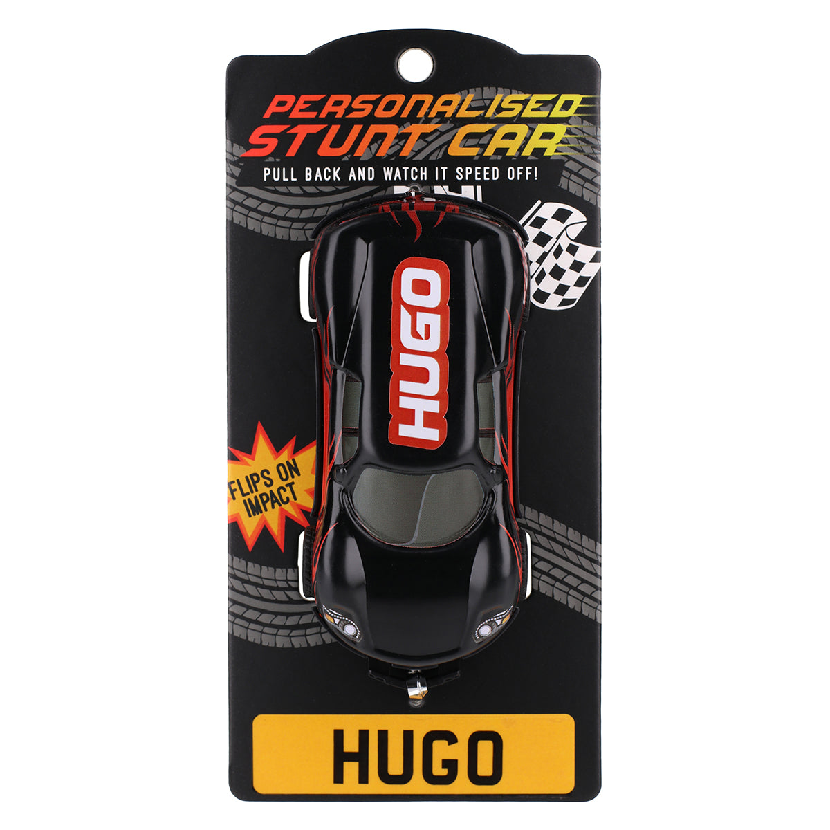 CA064 - Black Personalised Stunt Car - Hugo