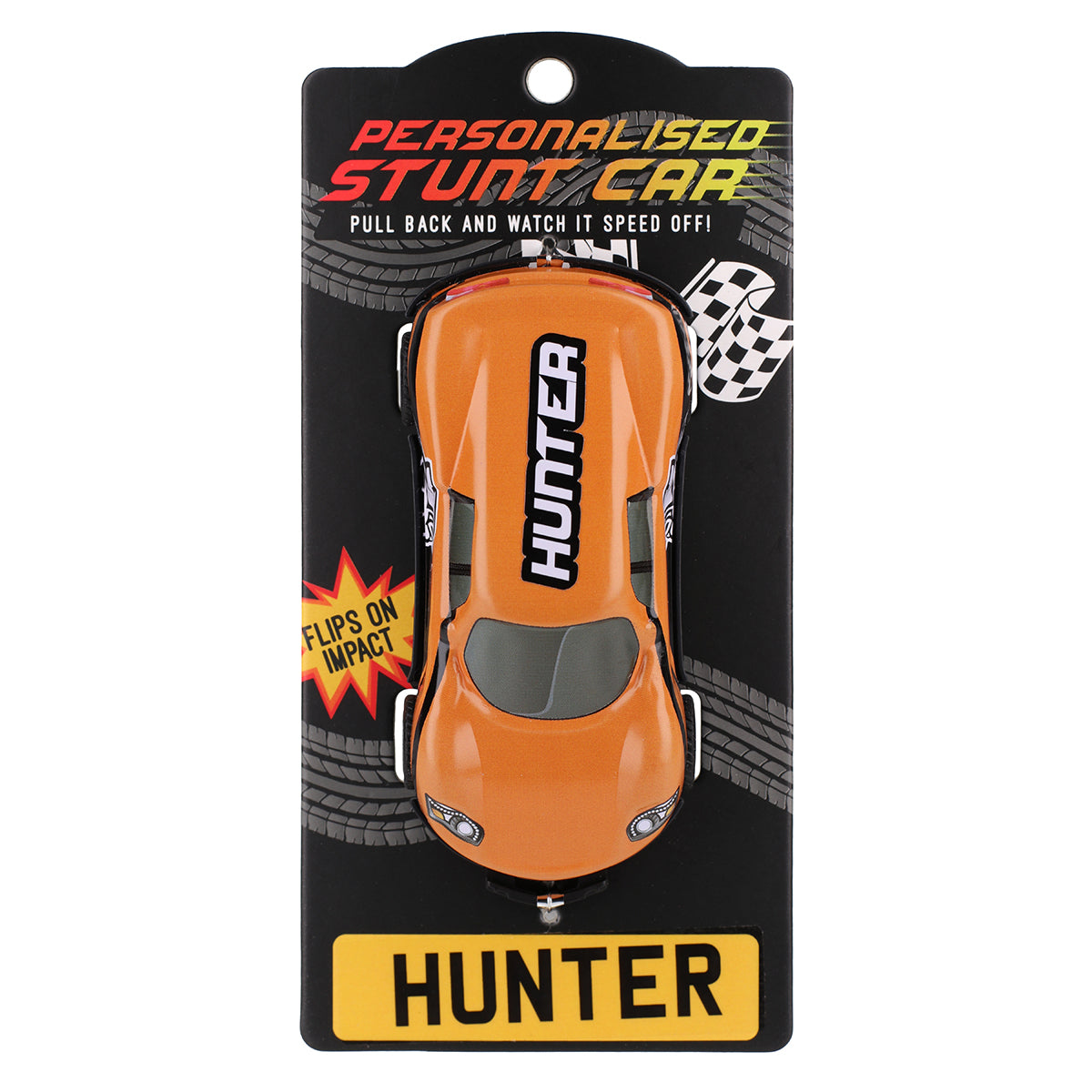 CA065 - Orange Personalised Stunt Car - Hunter