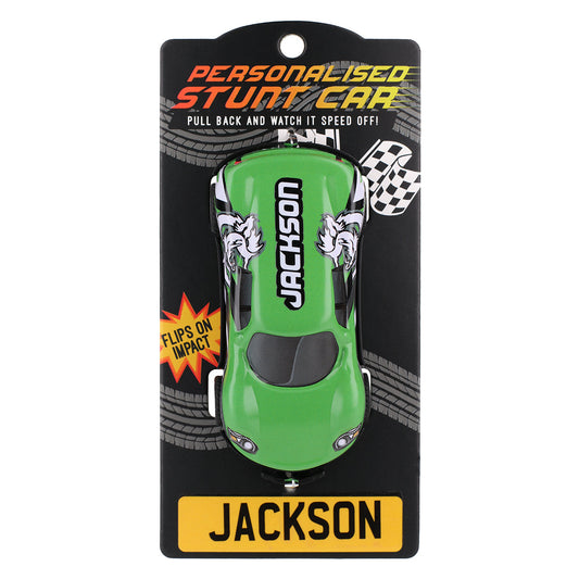 Green Personalised Stunt Car - Jackson