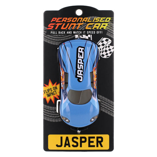 Blue Personalised Stunt Car - Jasper