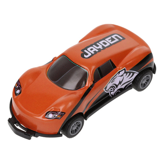 Orange Personalised Stunt Car - Jayden