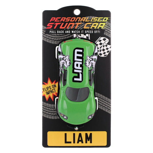 Green Personalised Stunt Car - Liam