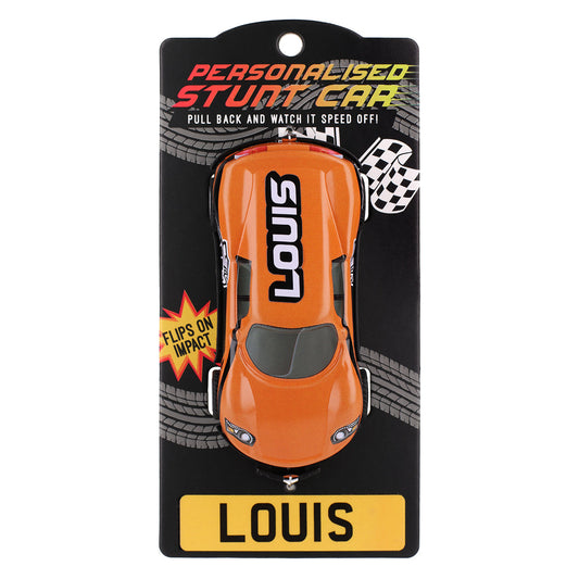 CA093 - Orange Personalised Stunt Car - Louis