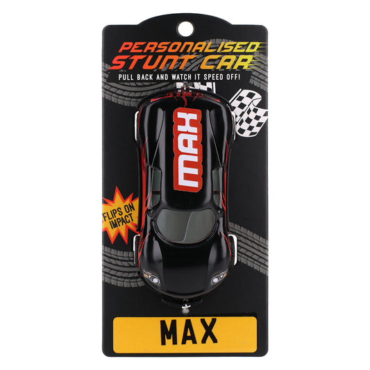 Black Personalised Stunt Car - Max