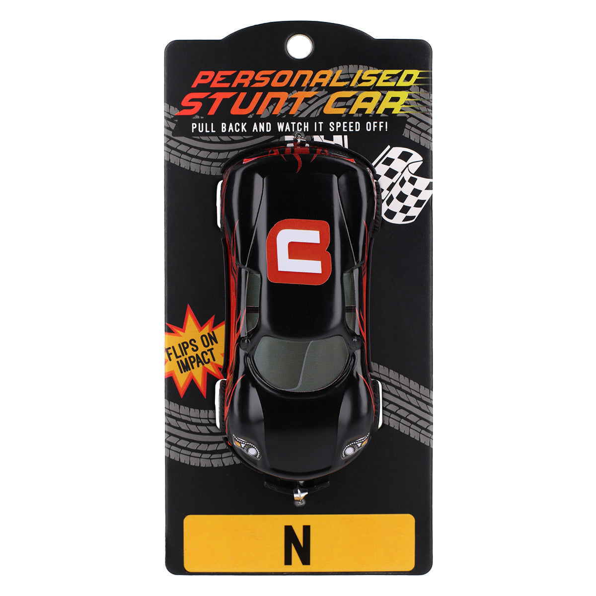 CA104 - Black Personalised Stunt Car - N