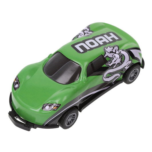 Green Personalised Stunt Car - Noah