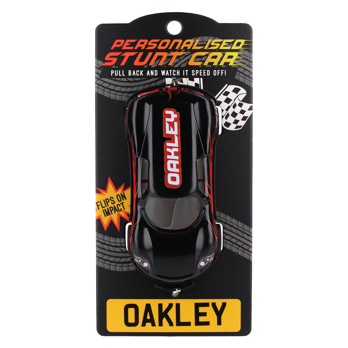 CA108 - Black Personalised Stunt Car - Oakley