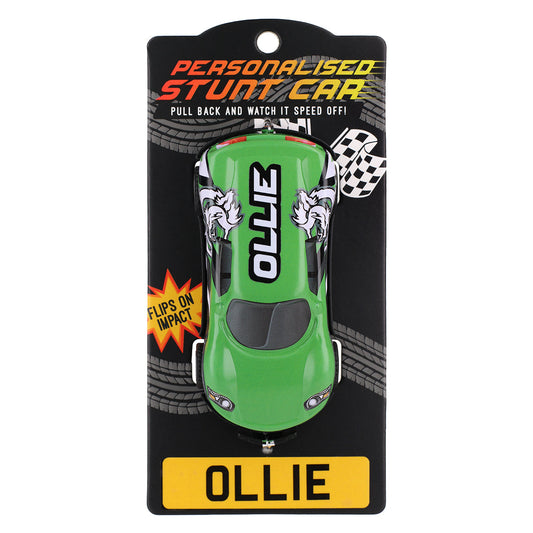 CA110 - Green Personalised Stunt Car - Ollie