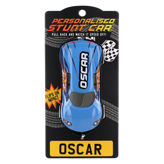 Blue Personalised Stunt Car - Oscar