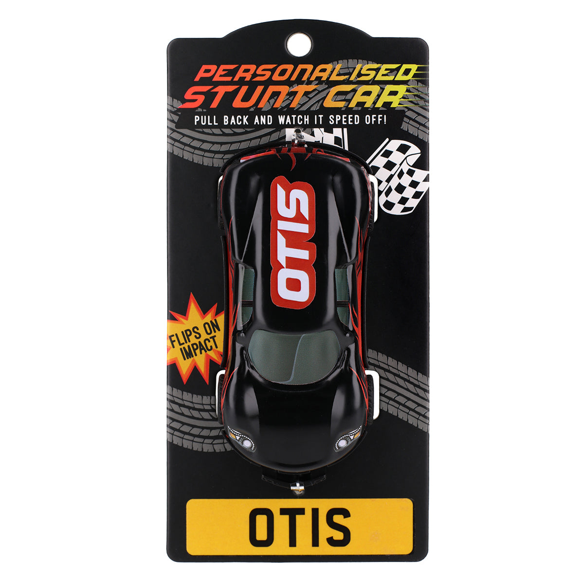 CA112 - Black Personalised Stunt Car - Otis