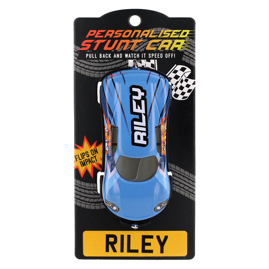 Blue Personalised Stunt Car - Riley