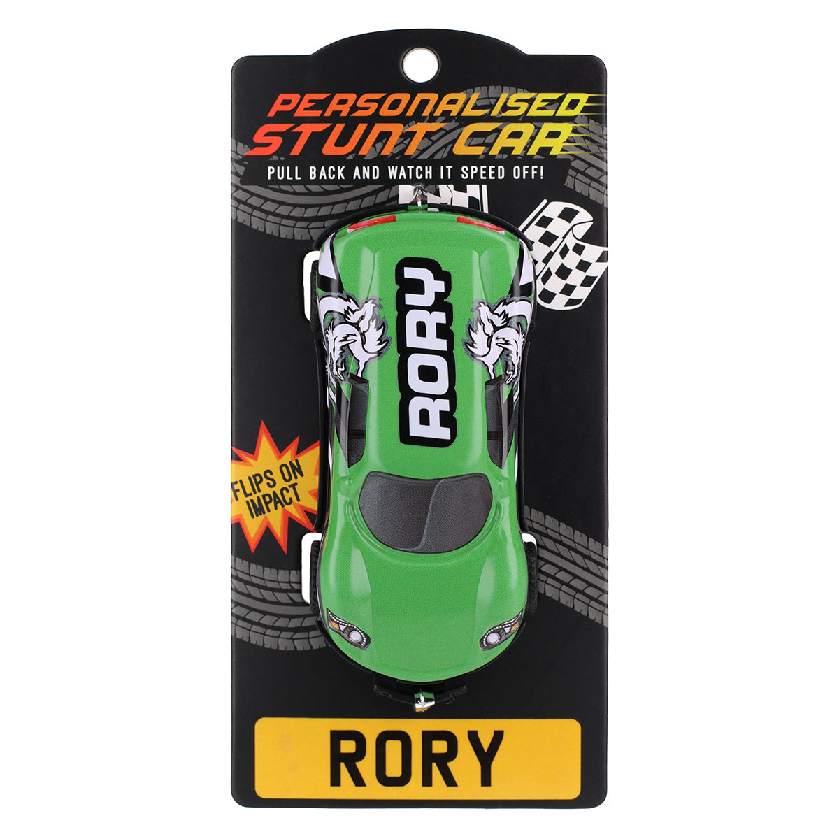CA122 - Green Personalised Stunt Car - Rory