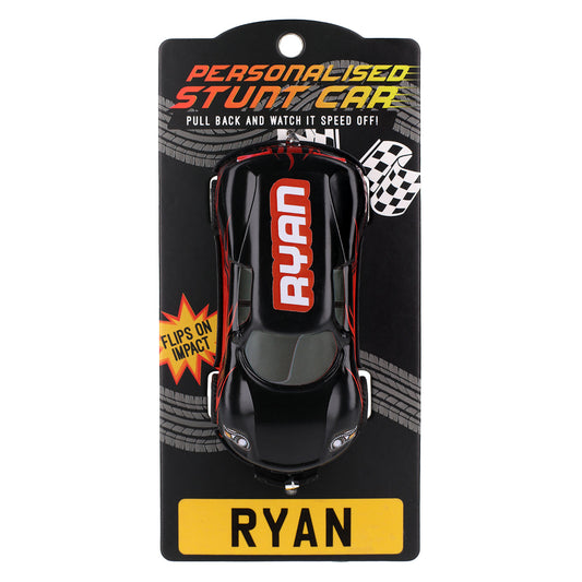 Black Personalised Stunt Car - Ryan