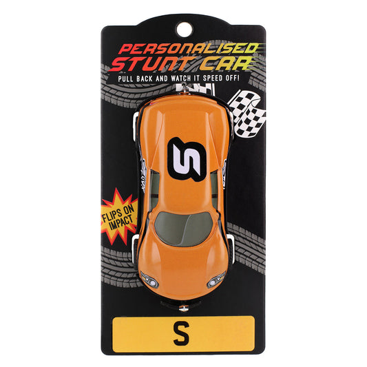 CA125 - Orange Personalised Stunt Car - S