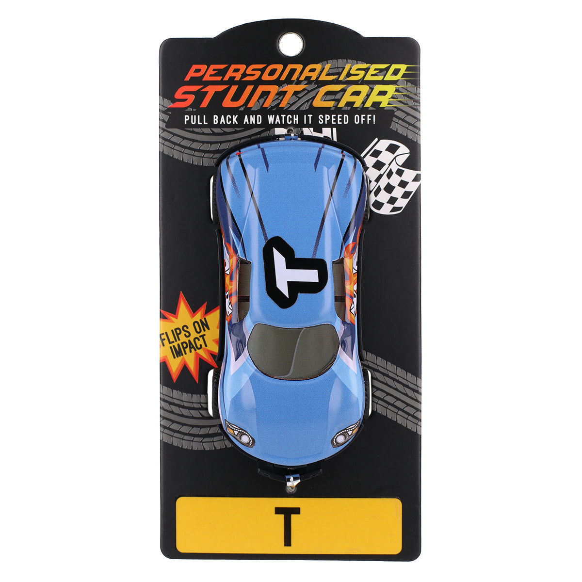 CA131 - Blue Personalised Stunt Car - T
