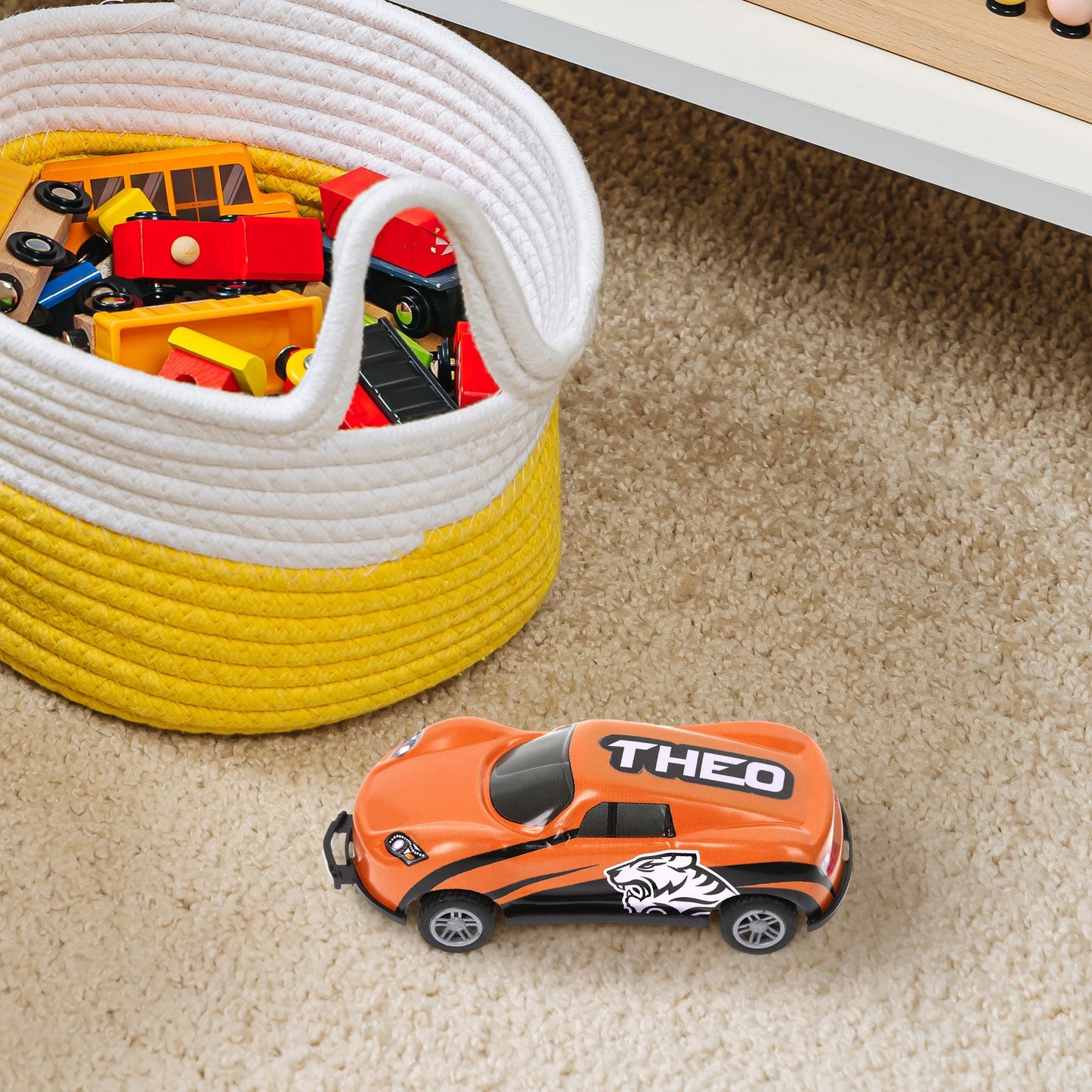 CA133 - Orange Personalised Stunt Car - Theo