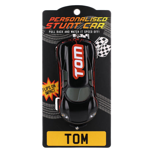 Black Personalised Stunt Car - Tom