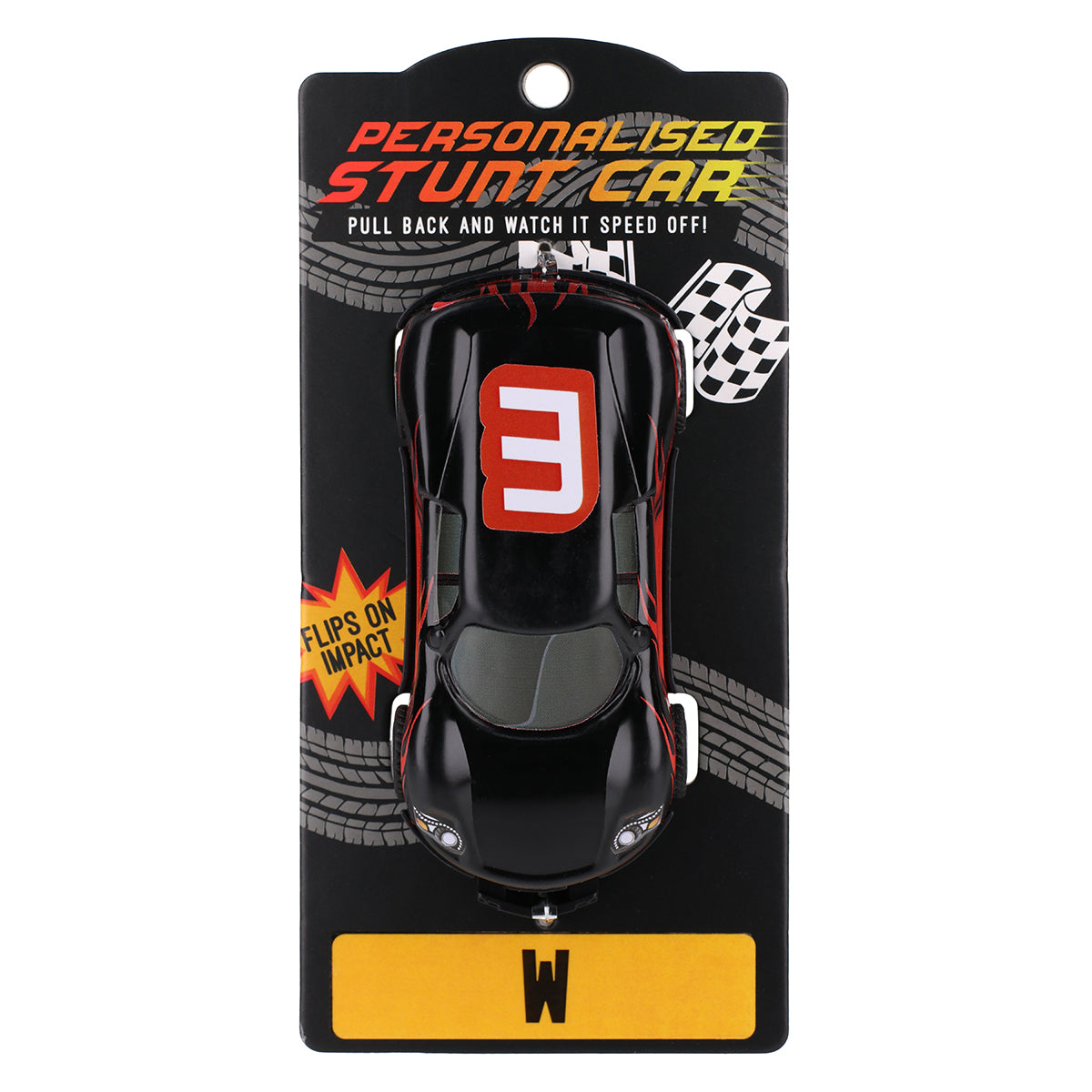 CA140 - Black Personalised Stunt Car - W